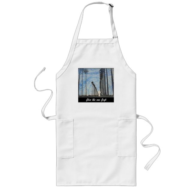 Glow Like van Gogh Apron (Front)