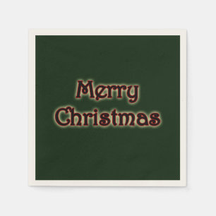 Glow Merry Christmas Napkin