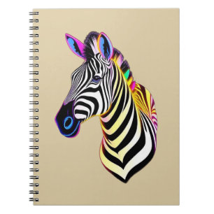 Glow Neon Zebra Notebook
