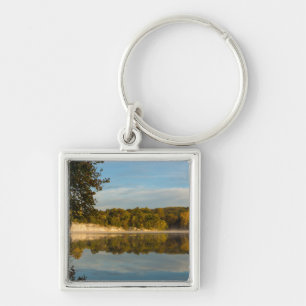Glow Of Autumn Morning Key Ring
