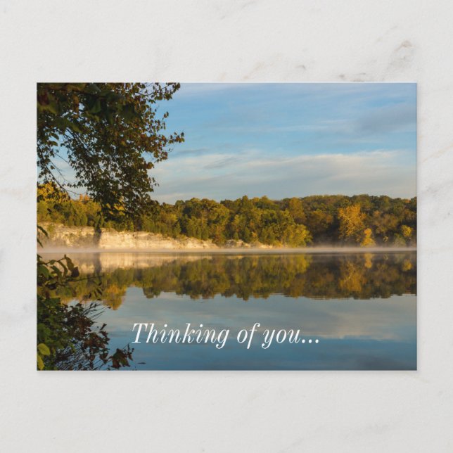 Glow Of Autumn Morning Postcard (Front)