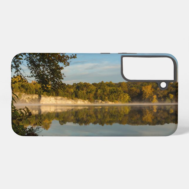 Glow Of Autumn Morning Samsung Phone Case (Back Horizontal)