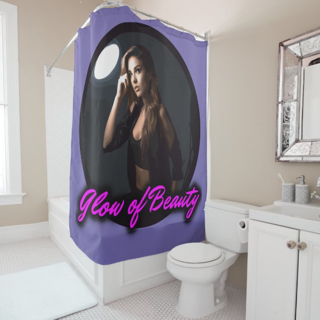 Glow of Beauty Shower Curtain (In Situ)