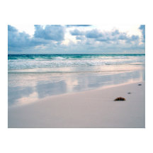 Glow of Pink on a Sunset Beach