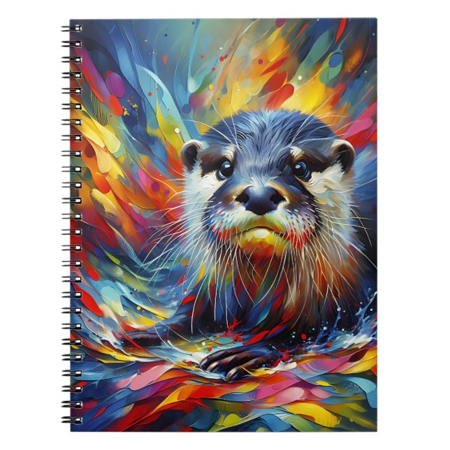 Glow Otter Notebook (Front)