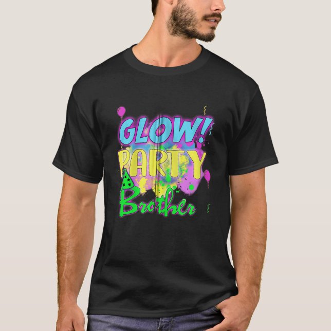 Glow Party Clothing Glow Party Glow Party Brother  T-Shirt (Front)