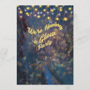 Glow Party for 18 Yr Old Male, or Female Invitation