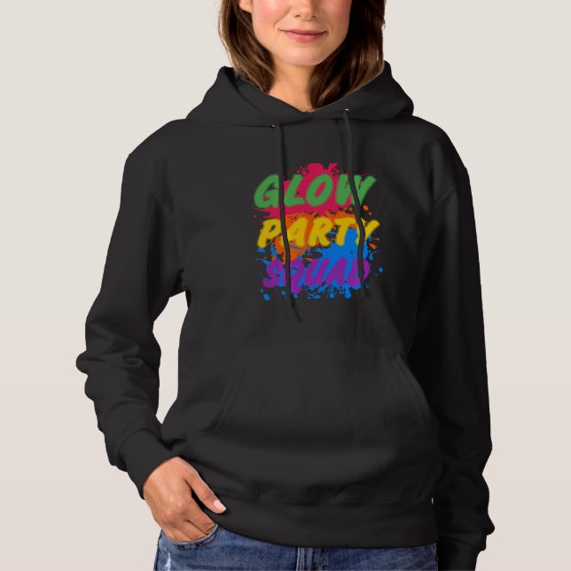 Glow Party Squad Funny Halloween   Idea Party Tees (Front)