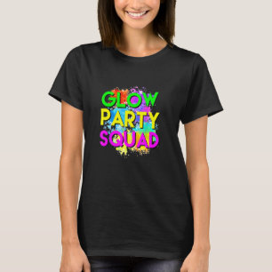 Glow Party Squad Halloween Costume T-Shirt