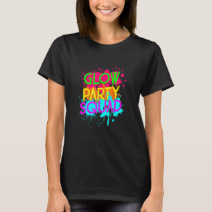 Glow Party Squad Halloween Group T-Shirt
