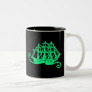 Glow Pirates! Two-Tone Coffee Mug