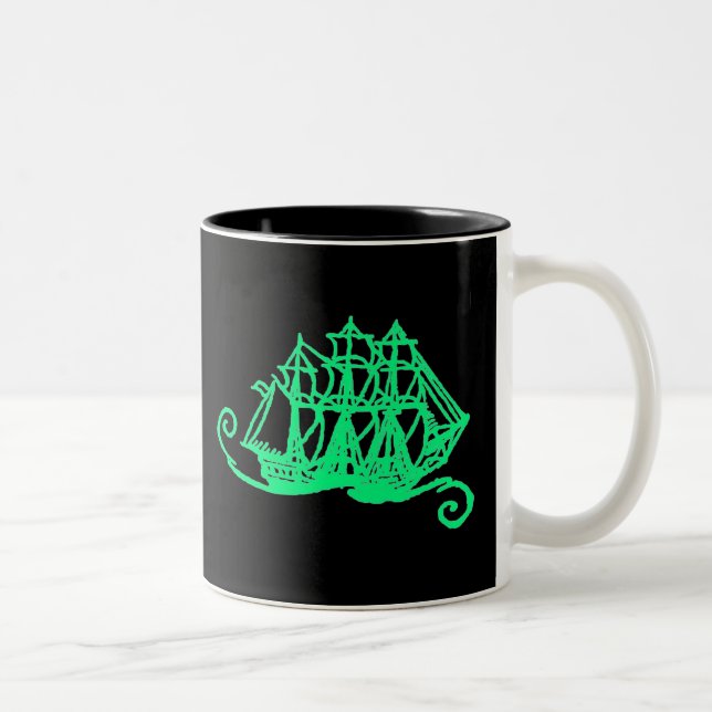 Glow Pirates! Two-Tone Coffee Mug (Right)