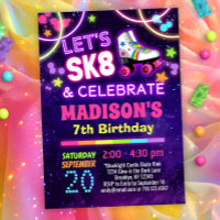 Glow Skating SK8 & Celebrate Birthday Party