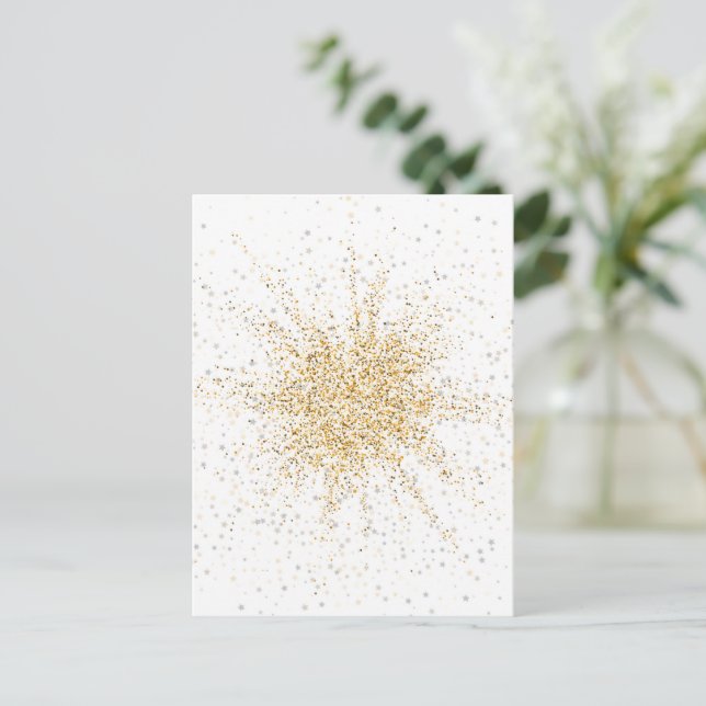 Glow Star 2 Holiday Postcard (Standing Front)