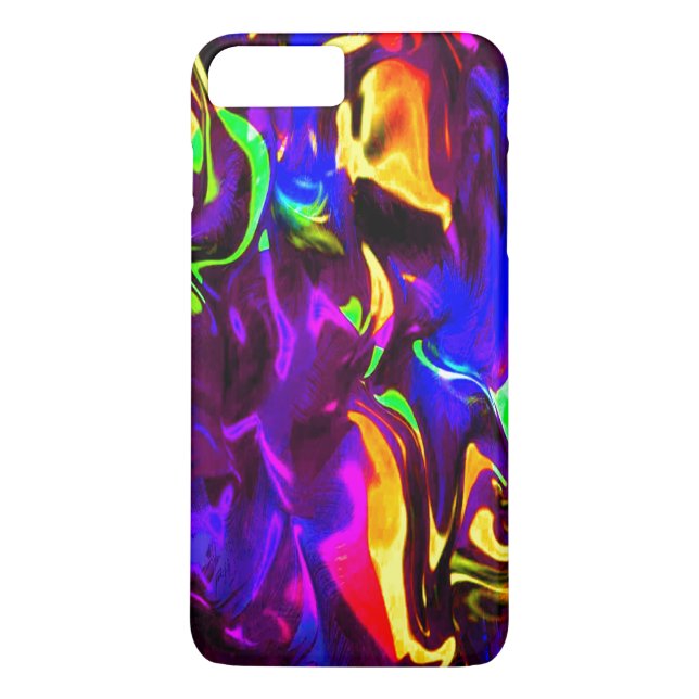 Glow Stick Rave Fire Stick Rainbow Case-Mate iPhone Case (Back)