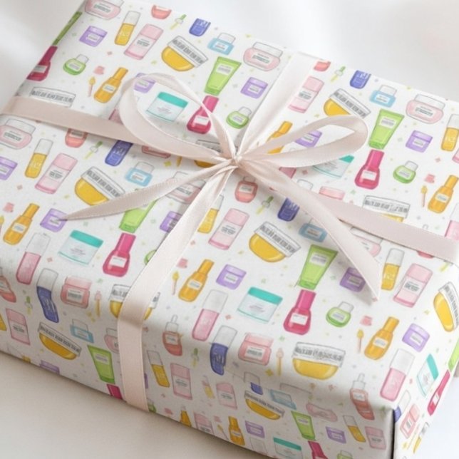 Glow Up Skincare Gift Wrap (Creator Uploaded)