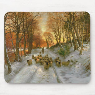 Glowed with Tints of Evening Hours Mouse Mat