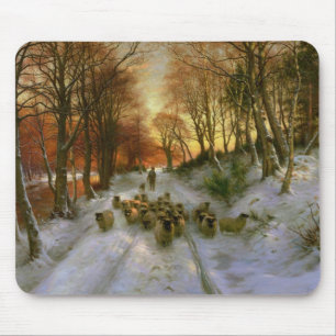 Glowed with Tints of Evening Hours Mouse Mat