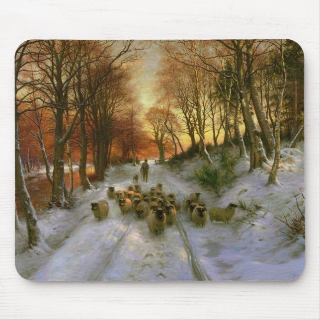 Glowed with Tints of Evening Hours Mouse Mat (Front)