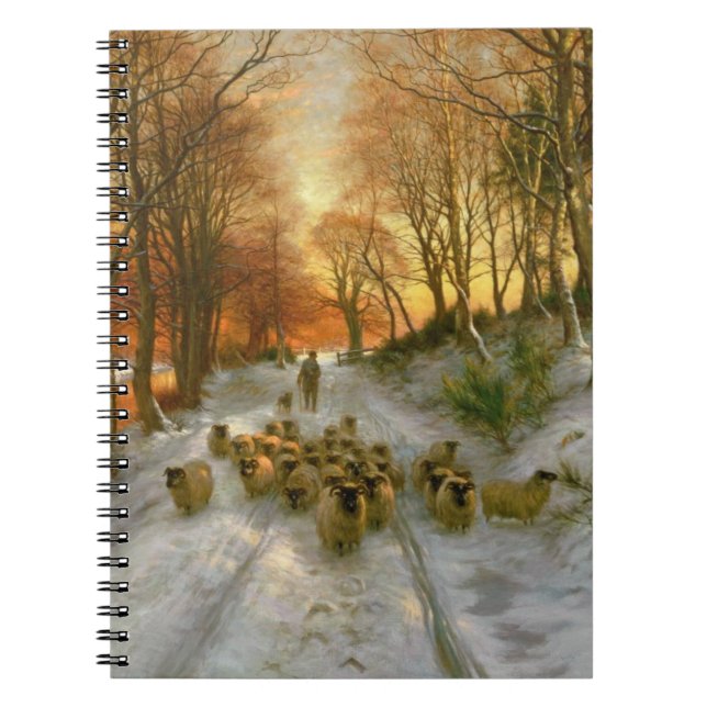 Glowed with Tints of Evening Hours Notebook (Front)