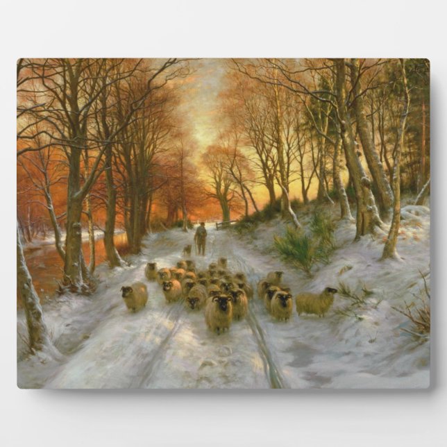 Glowed with Tints of Evening Hours Plaque (Front)