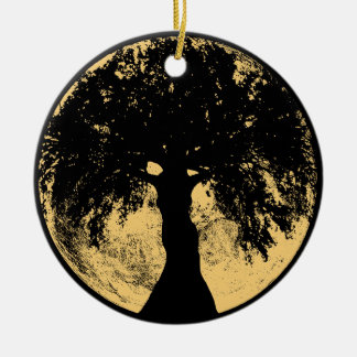 Glowees Moon Oak Goddess Ceramic Tree Decoration