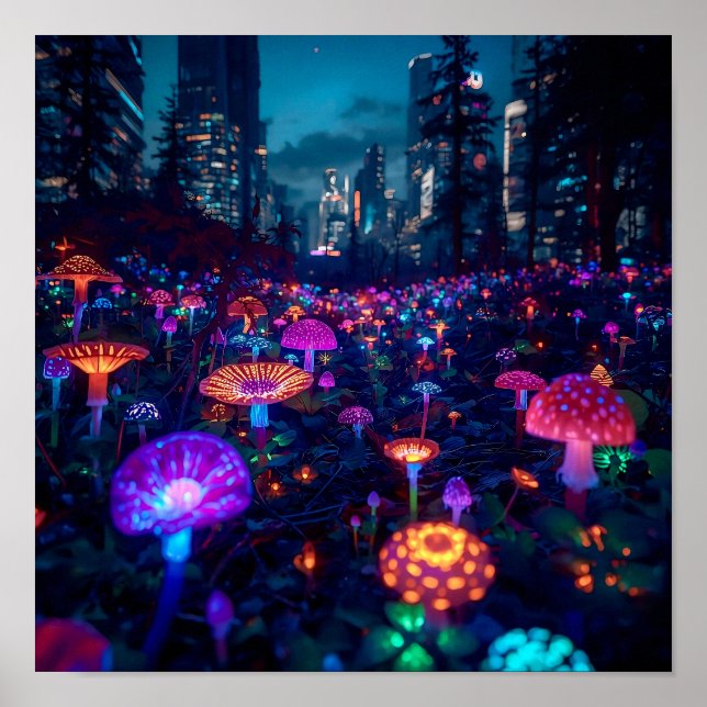 Glowfall Grove Poster (Front)