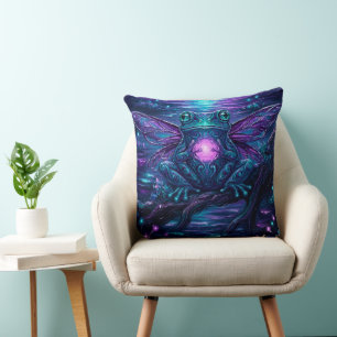 GlowFrogFantasy Cushion