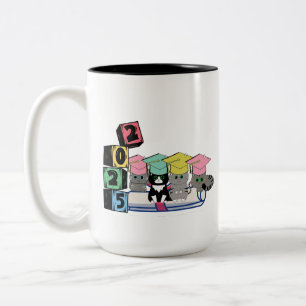 Glowin & Growin Class of 2025 Two-Tone Mug, 15 oz Coffee Mug