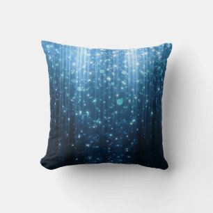 Glowing Abstract: Illuminated Background Art. Cushion