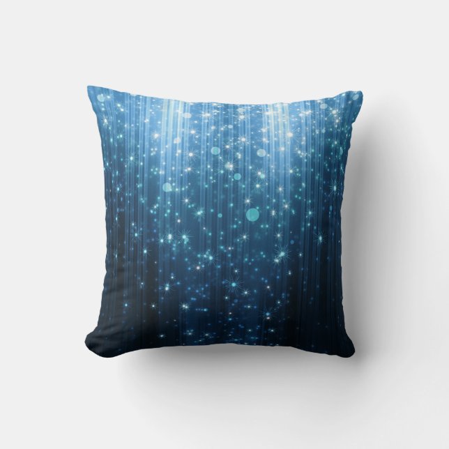 Glowing Abstract: Illuminated Background Art. Cushion (Front)