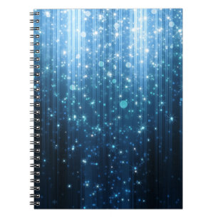 Glowing Abstract: Illuminated Background Art. Notebook