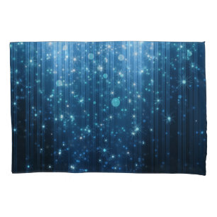 Glowing Abstract: Illuminated Background Art. Pillowcase