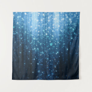 Glowing Abstract: Illuminated Background Art. Tapestry