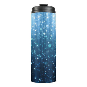 Glowing Abstract: Illuminated Background Art. Thermal Tumbler