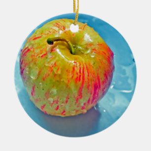 Glowing Apple Ceramic Tree Decoration