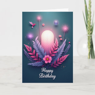 Glowing Arch Birthday Card
