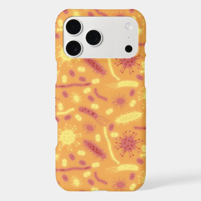 Glowing Bacteria Microorganism orange (Back)