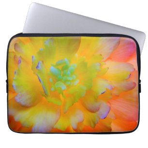 Glowing Begonia Blossom Seabeck, WA Laptop Sleeve