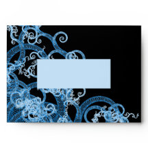 Glowing Blue Alien Tentacles