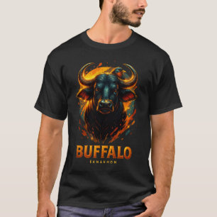 Glowing Buffalo Head T-Shirt