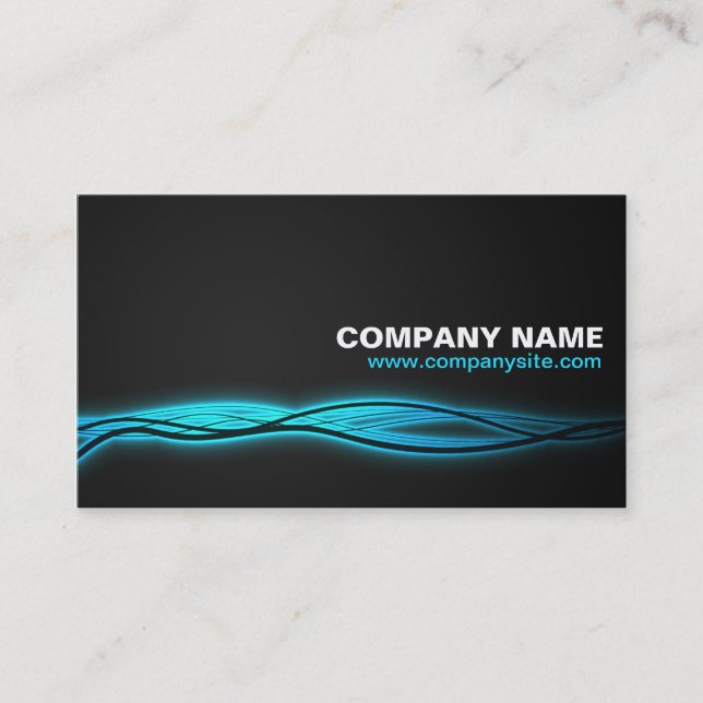 Glowing Business Card (Front)