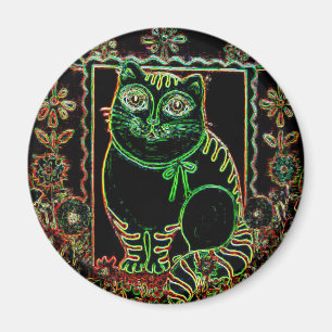 Glowing Cat Magnet