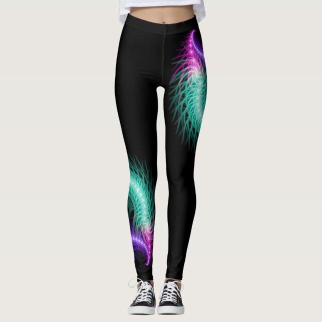 Glowing Catipillar Leggings (Front)