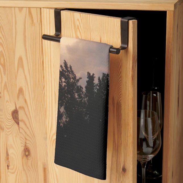 Glowing Cloud Tea Towel (Thirds Fold)