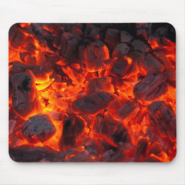 Glowing Coals Mouse Mat (Front)