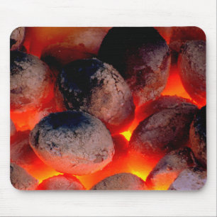 Glowing Coals Mouse Mat