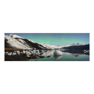 Glowing College Fjord Photo Print