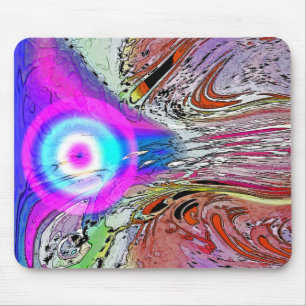 Glowing Comet Mouse Mat