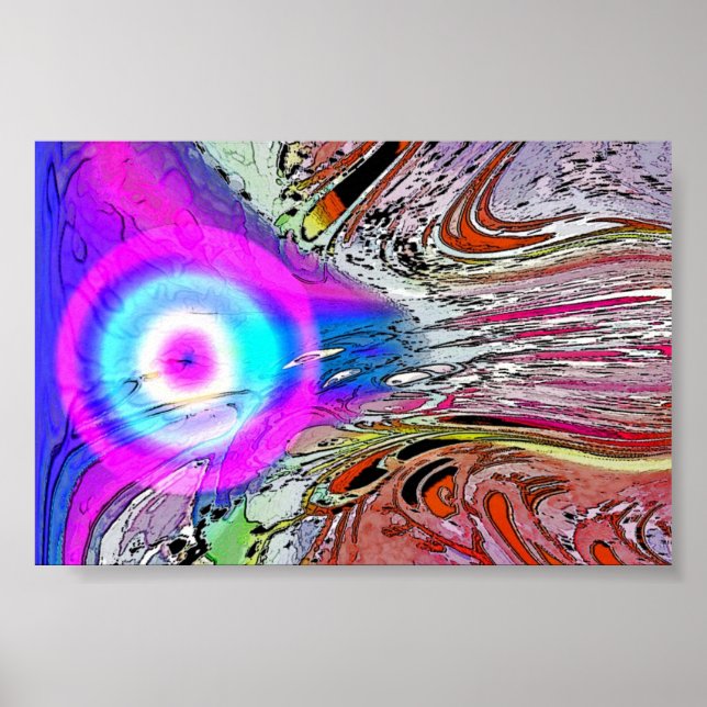 Glowing Comet Poster (Front)